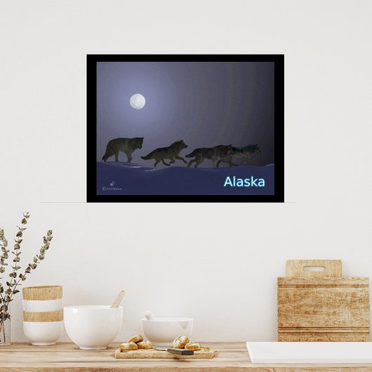 Wolfpack Poster (Küche)