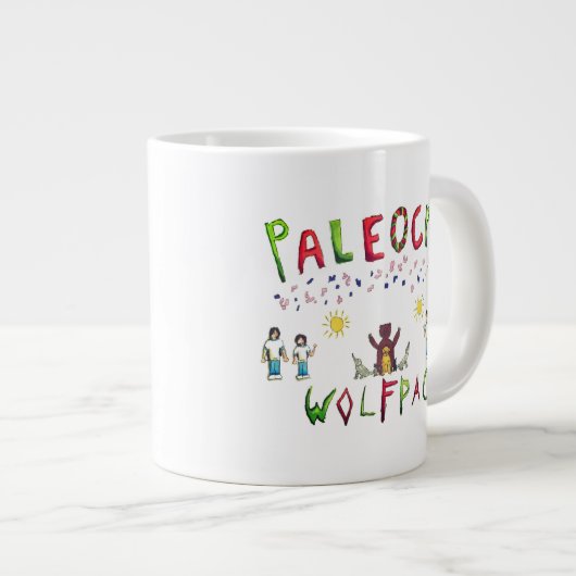Wolfpack-Tasse Jumbo-Tasse (Vorderseite Rechts)