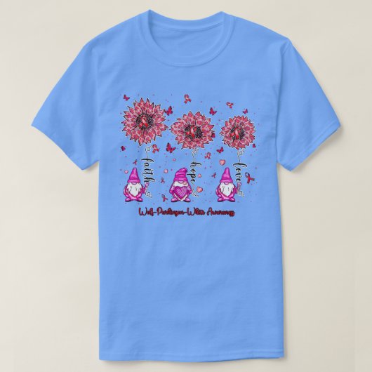WolfParkinsonWeißes Bewusstsein-Gnome Glaube Hoffn T-Shirt (Design vorne)