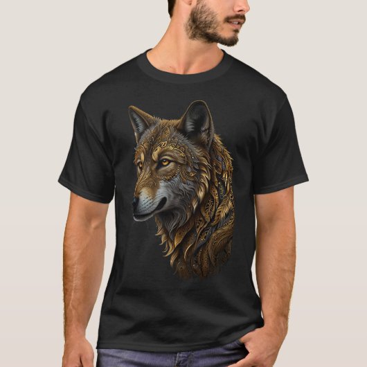 WOLFPORTRAIT T-Shirt (Vorderseite)
