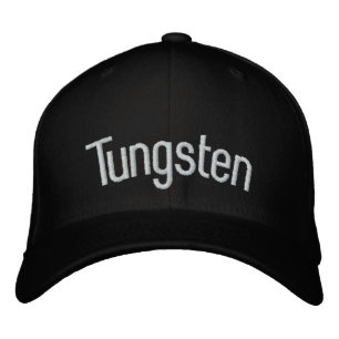 Wolfram Bestickte Baseballkappe