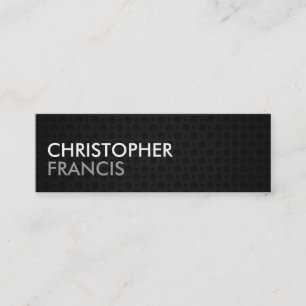 Wolfram Metall, zwei Tonkarten Mini-Karten Mini Visitenkarte