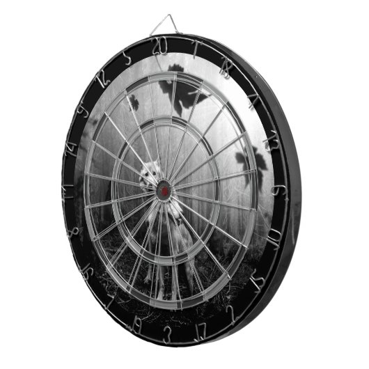 Wolframregulierung Dartscheibe (Vorderseite rechts)