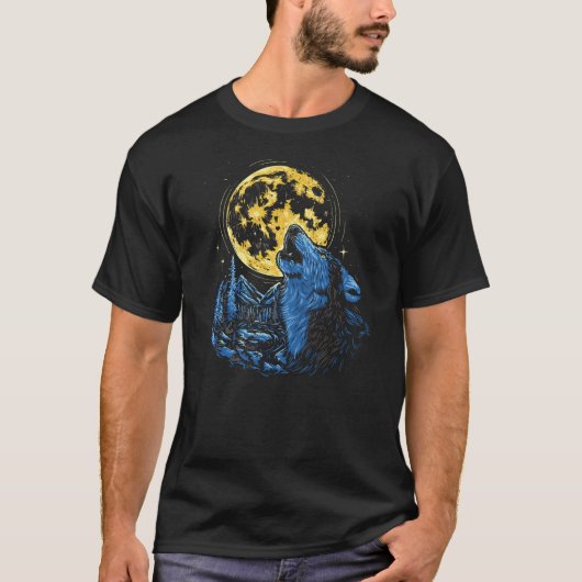 wolf's breast the moon T-Shirt (Vorderseite)
