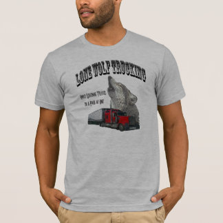 Wolfs-LKW-Transport T-Shirt