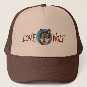 Wolfs-Malerei Truckerkappe