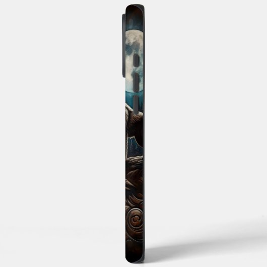 Wolfs Mondlicht-Howl Case-Mate iPhone Hülle (Rückseite / Links)