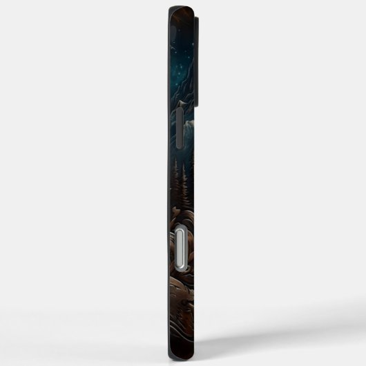 Wolfs Mondlicht-Howl Case-Mate iPhone Hülle (Rückseite / Rechts)