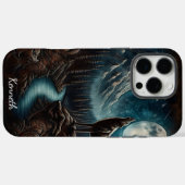 Wolfs Mondlicht-Howl Case-Mate iPhone Hülle (Rückseite (Horizontal))