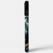 Wolfs Mondlicht-Howl Case-Mate iPhone Hülle (Rückseite / Links)