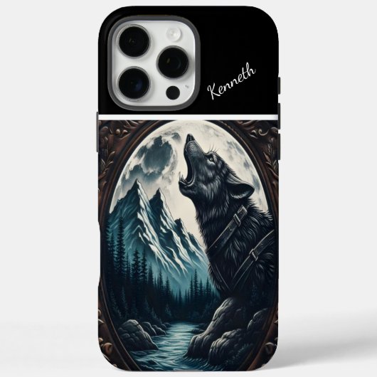 Wolfs Mondlicht-Howl Case-Mate iPhone Hülle (Rückseite)