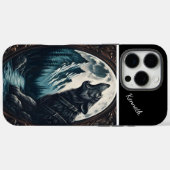Wolfs Mondlicht-Howl Case-Mate iPhone Hülle (Rückseite (Horizontal))