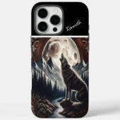 Wolfs Mondlicht-Howl Case-Mate iPhone Hülle (Rückseite)