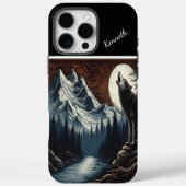 Wolfs Mondlicht-Howl Case-Mate iPhone Hülle (Rückseite)