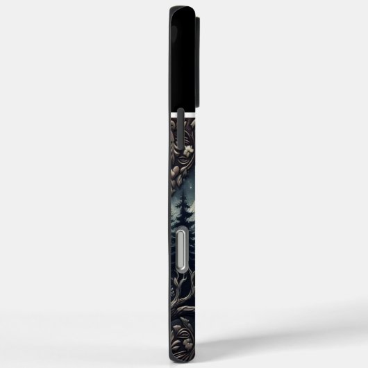 Wolfs Mondlicht-Serenade Case-Mate iPhone Hülle (Rückseite / Rechts)