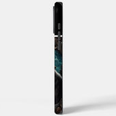 Wolfs Mondlicht-Serenade Case-Mate iPhone Hülle (Rückseite / Links)