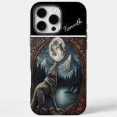 Wolfs Mondlicht-Serenade Case-Mate iPhone Hülle (Rückseite)