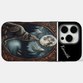 Wolfs Mondlicht-Serenade Case-Mate iPhone Hülle (Rückseite (Horizontal))