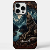Wolfs Mondlicht-Serenade Case-Mate iPhone Hülle (Rückseite)