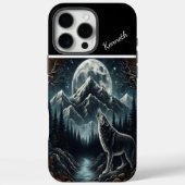 Wolfs Mondlicht-Serenade Case-Mate iPhone Hülle (Rückseite)