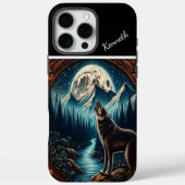 Wolfs Mondlicht-Serenade Case-Mate iPhone Hülle (Rückseite)