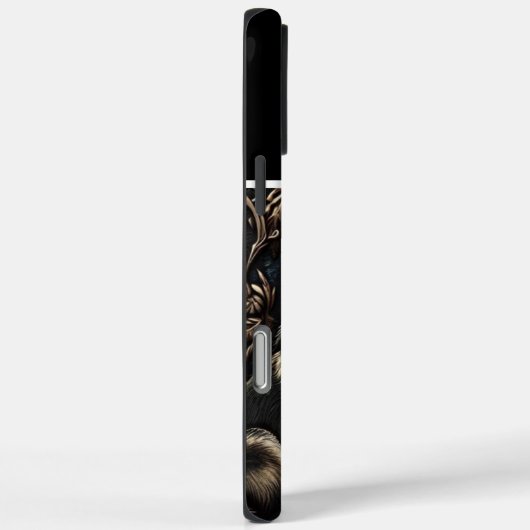 Wolfs Mondlicht-Serenade Case-Mate iPhone Hülle (Rückseite / Rechts)