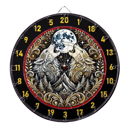 Wolfs Ruf wakens Adventure and Fun Dartscheibe (vorne)