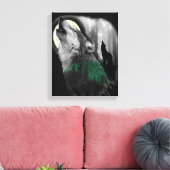 Wolfs Song Leinwanddruck (Insitu (Wohnzimmer))
