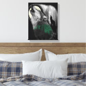Wolfs Song Leinwanddruck (Insitu (Schlafzimmer))