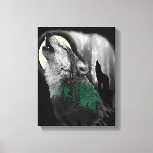 Wolfs Song Leinwanddruck (Vorderseite)