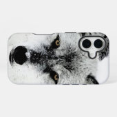 Wolfsaugen iPhone 16 Hülle (Rückseite (Horizontal))