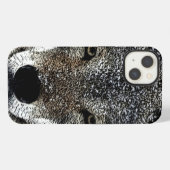 Wolfsaugen iPhone Hülle (Rückseite (Horizontal))