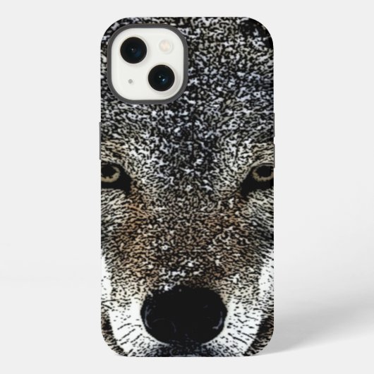 Wolfsaugen iPhone Hülle (Rückseite)