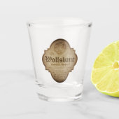 Wolfsbane Werewolf apothececeke Halloween Schnapsglas (Vorderseite)