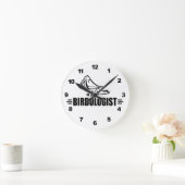 Wolfsbarsch Runde Wanduhr (Zuhause)