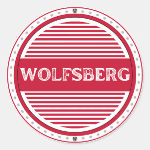 Wolfsberg City Pride Emblem – Österreichische Iden Runder Aufkleber