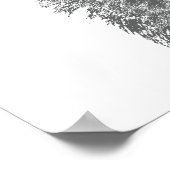 Wolfsblick Poster (Ecke)