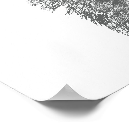 Wolfsblick Poster (Ecke)