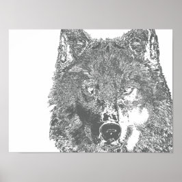 Wolfsblick Poster