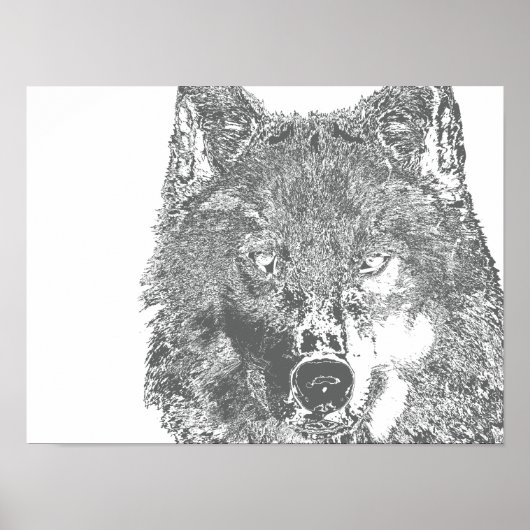 Wolfsblick Poster (Vorne)