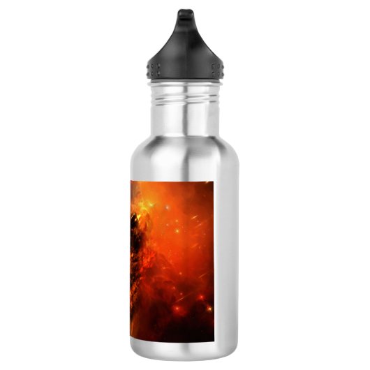 Wolfsbrand und Eis Edelstahlflasche (Rechts)