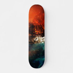 Wolfsbrand und Eis Skateboard