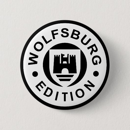 Wolfsburg-Ausgabe (Schwarzes) Button (Vorderseite)