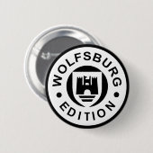 Wolfsburg-Ausgabe (Schwarzes) Button (Vorne & Hinten)