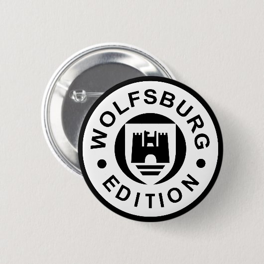 Wolfsburg-Ausgabe (Schwarzes) Button (Vorne & Hinten)