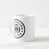 Wolfsburg-Ausgabe (Schwarzes) Kaffeetasse (Vorderseite Links)