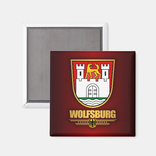 Wolfsburg Magnet (Vorderseite/Rückseite)