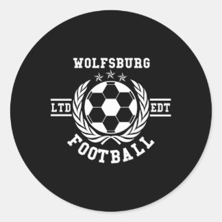 Wolfsburg Soccer Jersey Runder Aufkleber