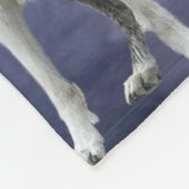 Wolfsdecke Fleecedecke (Ecke)