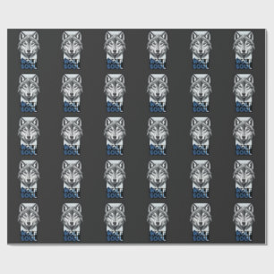 Wolfseele Geschenkpapier